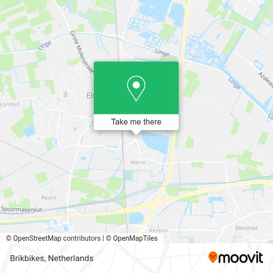 Brikbikes map