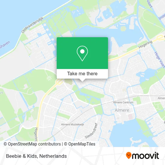 Beebie & Kids map