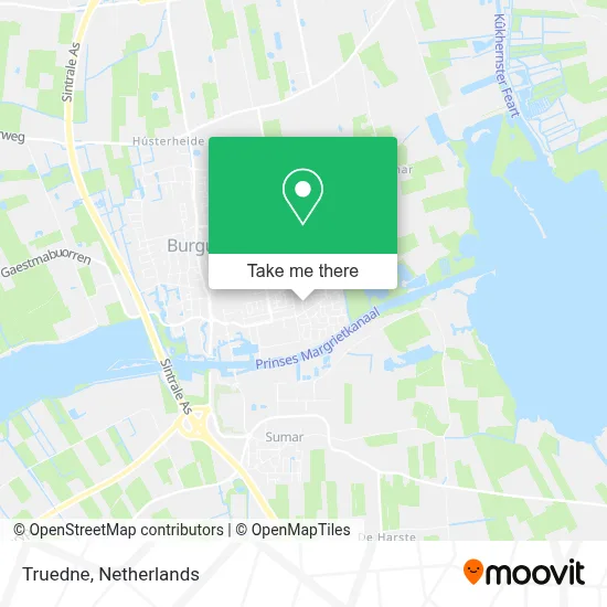 Truedne map