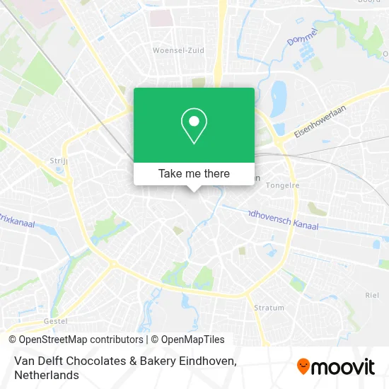 Van Delft Chocolates & Bakery Eindhoven map