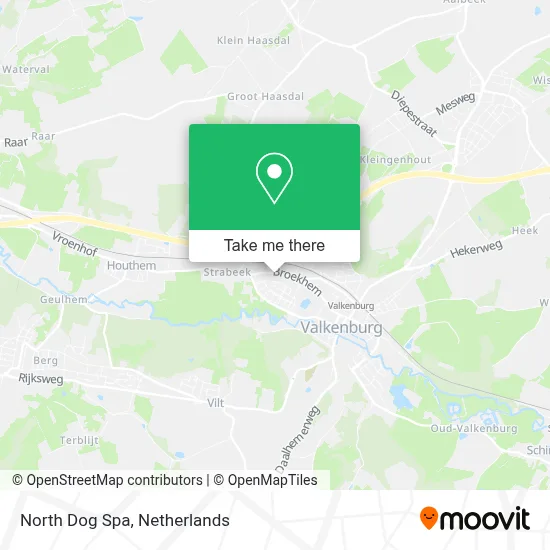 North Dog Spa map