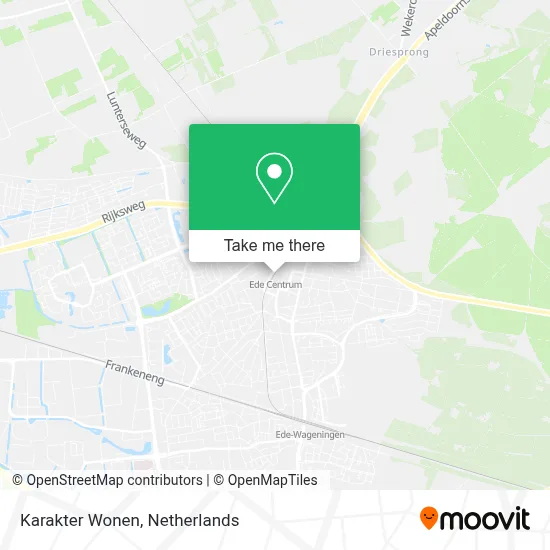 Karakter Wonen map