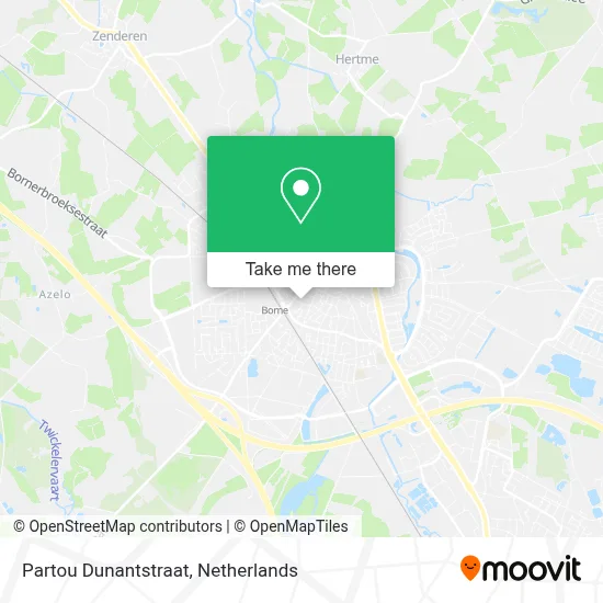 Partou Dunantstraat map