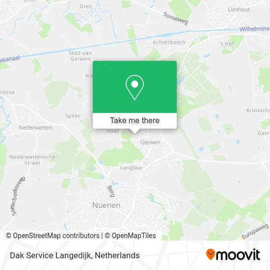 Dak Service Langedijk Karte