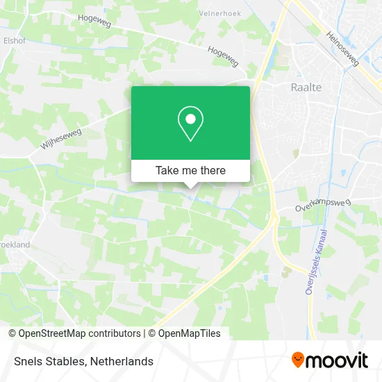 Snels Stables map
