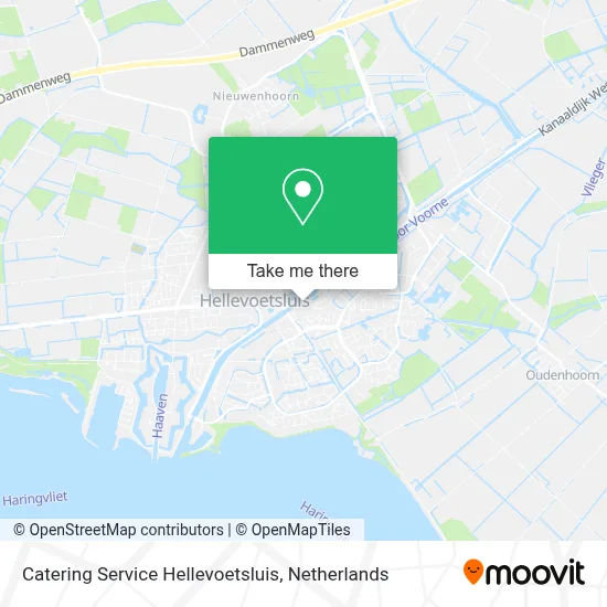 Catering Service Hellevoetsluis map
