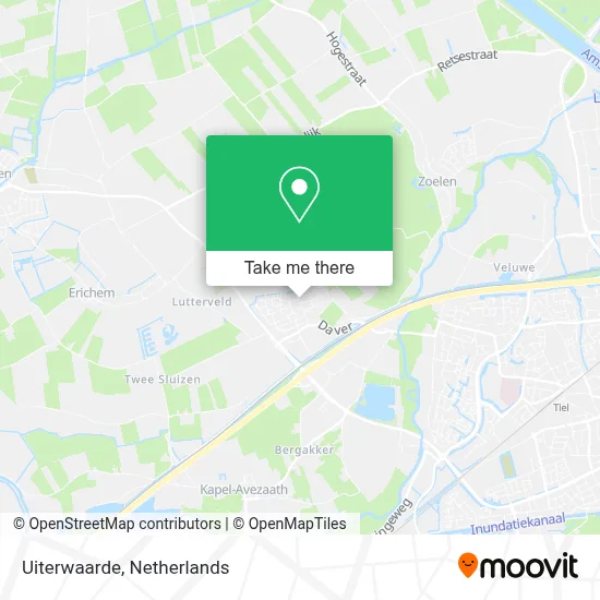 Uiterwaarde map