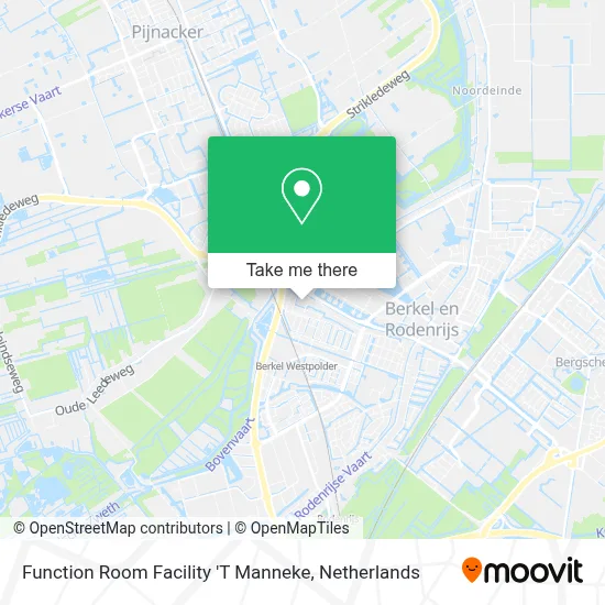 Function Room Facility 'T Manneke map