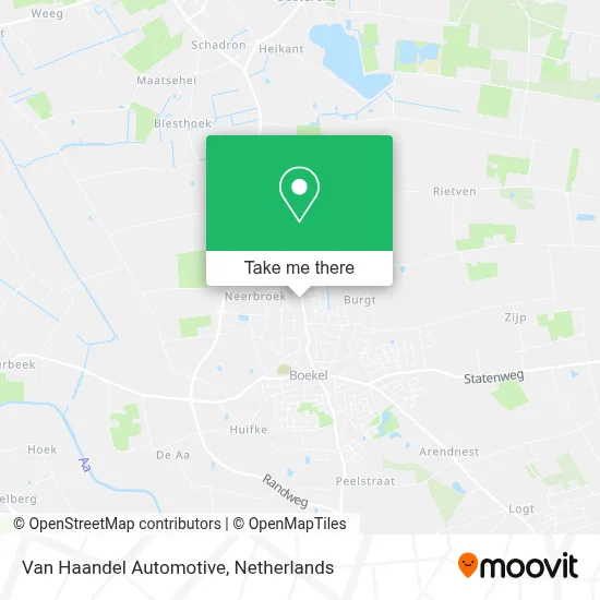 Van Haandel Automotive map