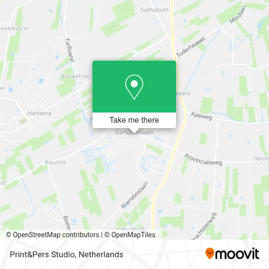 Print&Pers Studio map