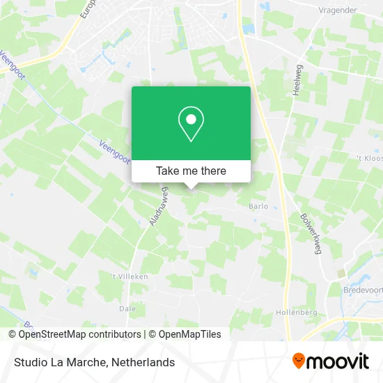 Studio La Marche map