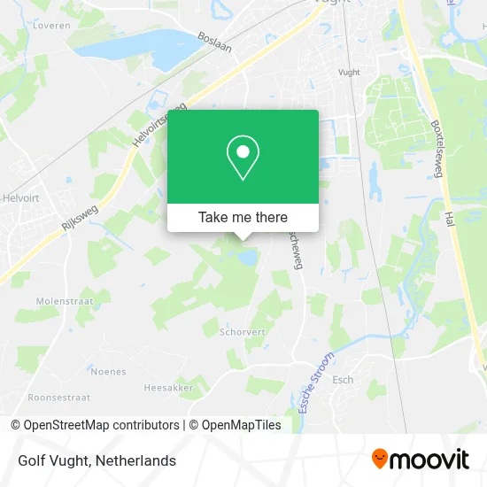 Golf Vught map