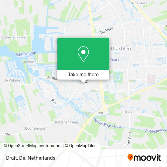 Drait, De map