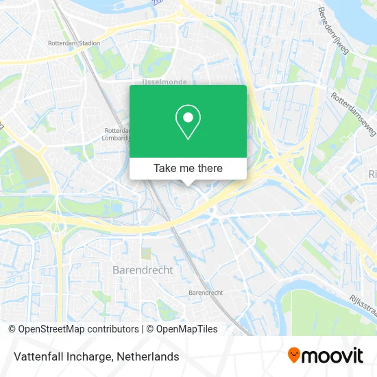 Vattenfall Incharge map