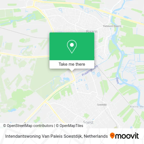 Intendantswoning Van Paleis Soestdijk map