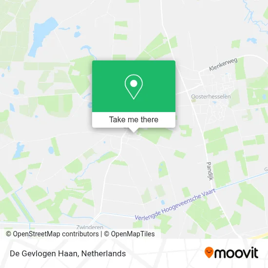 De Gevlogen Haan map