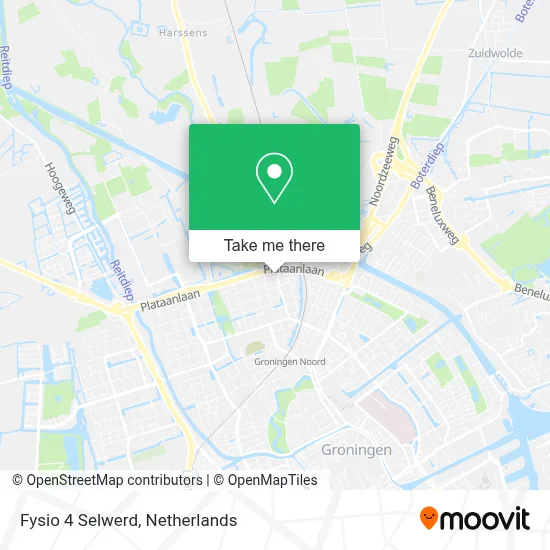 Fysio 4 Selwerd map