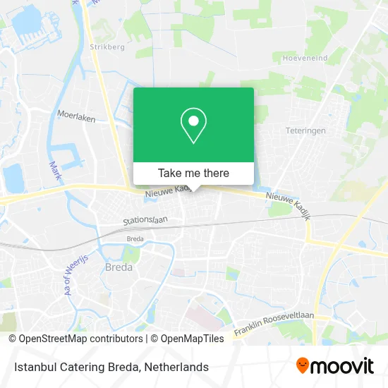Istanbul Catering Breda map