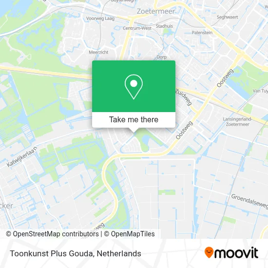 Toonkunst Plus Gouda map