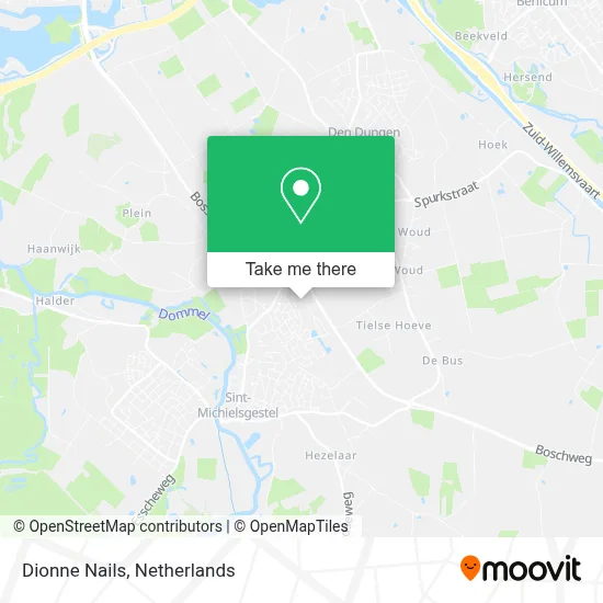 Dionne Nails map