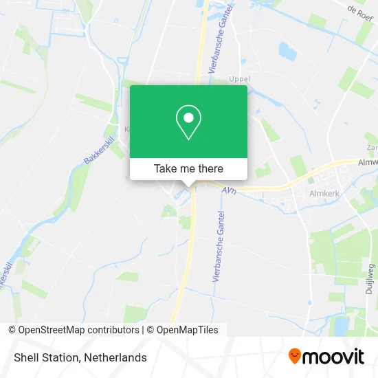 Shell Station map