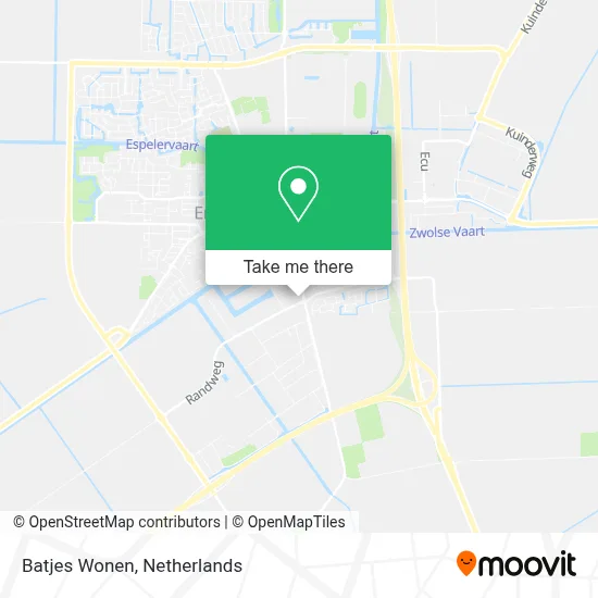 Batjes Wonen map