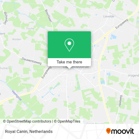 Royal Canin map