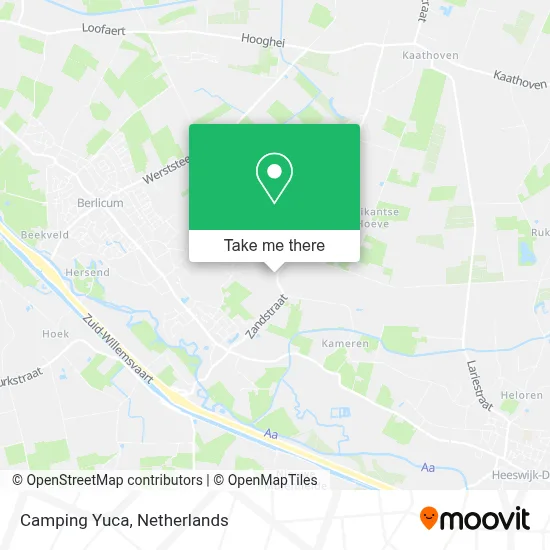 Camping Yuca map