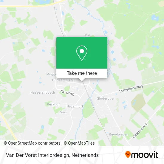 Van Der Vorst Interiordesign map
