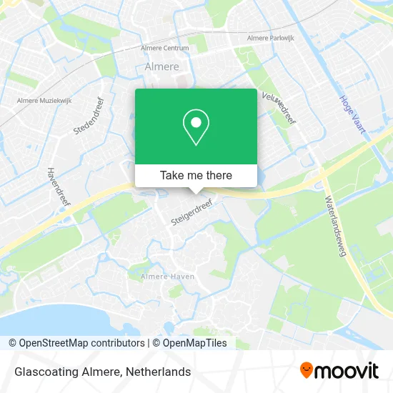 Glascoating Almere map
