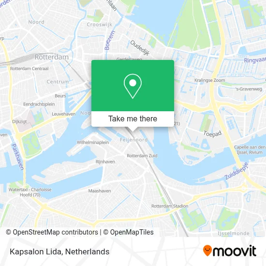 Kapsalon Lida map