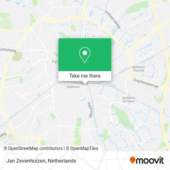 Jan Zevenhuizen map