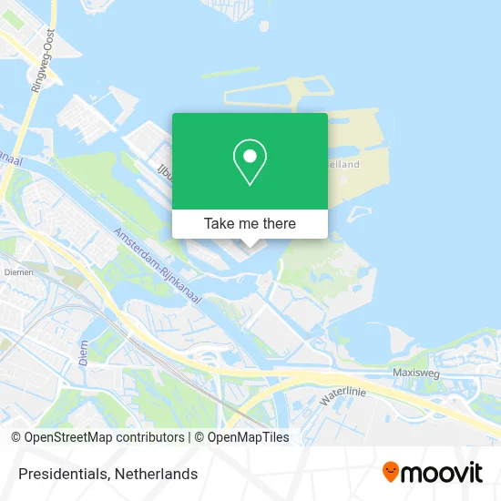 Presidentials map