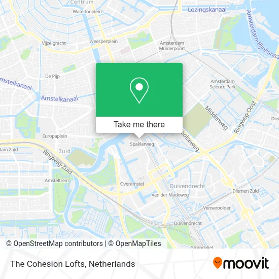 The Cohesion Lofts map
