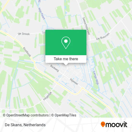 De Skans map