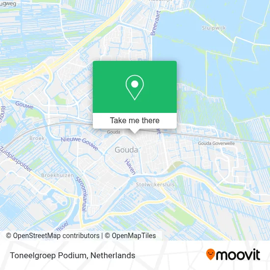Toneelgroep Podium map