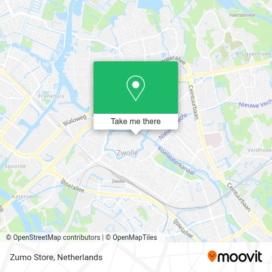 Zumo Store map