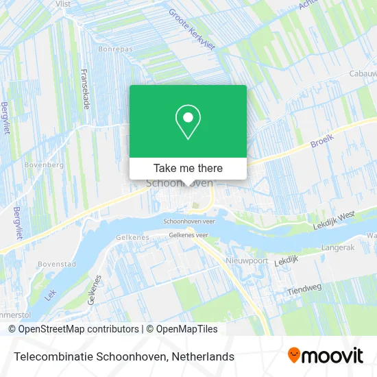 Telecombinatie Schoonhoven map