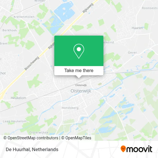 De Huurhal map