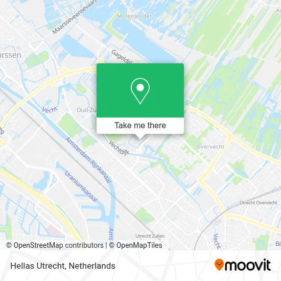 Hellas Utrecht map