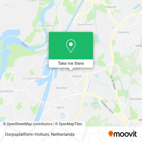 Dorpsplatform Holtum map