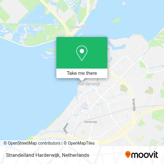 Strandeiland Harderwijk map