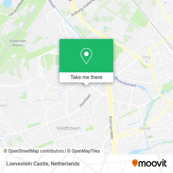 Loevestein Castle map