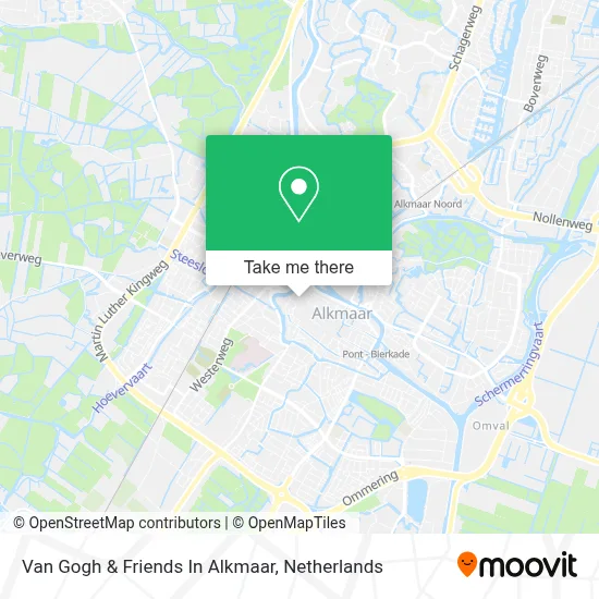 Van Gogh & Friends In Alkmaar map