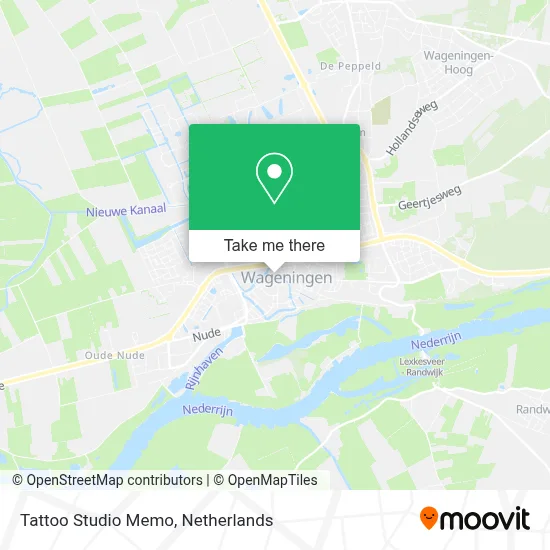 Tattoo Studio Memo map