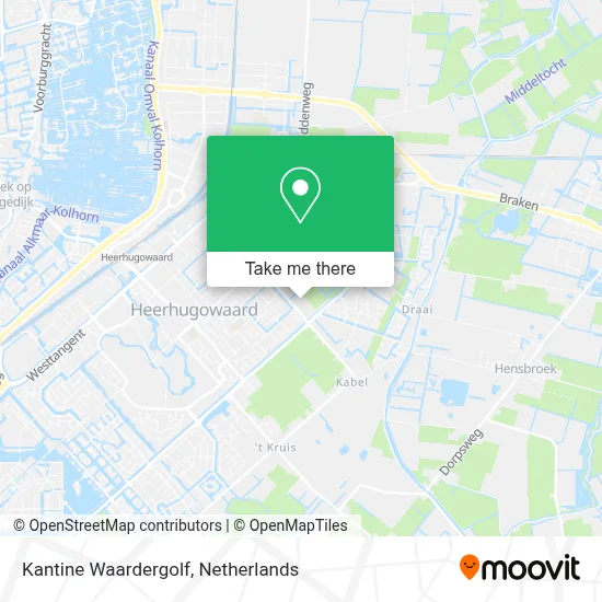 Kantine Waardergolf map