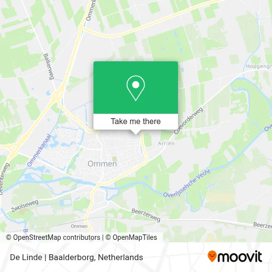 De Linde | Baalderborg map