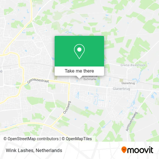 Wink Lashes map
