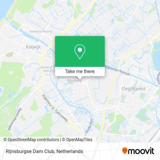 Rijnsburgse Dam Club map