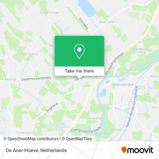De Aner-Hoeve map